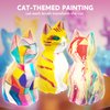 Klever Kits DIY Night Light- Paint Your Own Cat Lamp- Arts & Crafts Kit School Activities Art Supplies Painting Kits, Birthday Gifts for Girls Boys Aged 6+