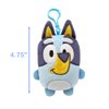 Bluey Mini Plush, 4.75 Inch Tall Plush Toys with Clip, Perfect to Clip onto Bags and Backpacks, Ages 3