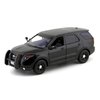 2015 Police Interceptor Utility Special Service Plain Black 1/18 Diecast Model Car by Motormax 73543