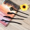 Miayon 10 Pieces Wooden Hair Sticks Chinese Chignon Japanese Hair Chopsticks Wooden Hair Pins for Long Hair Hair Sticks for Buns for Women Girls Handmade Hair Accessories