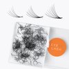 Eyesy Lash 500 Promade Fans | 5D 0.07 Size 11mm Curl D | Eyesy Eyelash Extension Premade Lashes Volume Lash Extensions Pro Made Fans Eyelash Extensions Pestanas Pelo A Pelo False Eyelashes
