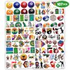 107 PCS Snooker Billiards Themed Temporary Tattoos Themed Birthday Party Decorations Favors Supplies Decor Cute Pool Ball Sports Tattoo Stickers Gifts for Game Kids Boys Girls School Rewards Carnival