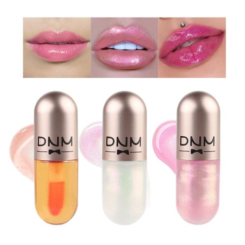 BINGBRUSH 3 Pcs Color Changing Lip Gloss Tinted, Pink Plumping Magic Mood Lipstick Lip Glaze, High-Shine Clear Lip Stain Lip Balm Lip Care, Longlasting Moisturizing Lip Glow Oil
