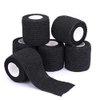 Tattoo Grip Cover Wrap - Yuelong 24pcs 2” x 5 Yards Black Disposable Cohesive Tattoo Grip Tape Wrap Elastic Bandage Rolls Self-Adherent Tape for Tattoo Machine Grip Tube Accessories, Sports Tape