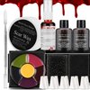 DELISOUL Trauma SFX Makeup Kit,Halloween Professional Special Effect Makeup Kit,All-In-One FX Prosthetics Makeup Effects,Scar Wax,Bruise Wheel,Fake Bloods Set For Halloween,Christmas Gifts,Cosplay
