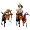 NWFashion 55PCS/Set West Cowboys American Indians Plastic Figure Toys Playset Accessories