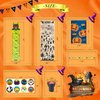 Springflower 168pcs Halloween Stationery Set for kids, Halloween Party Favors set, Halloween Stationery gift kit, Halloween Goody Bag Fillers including Pencil, Eraser, Ruler, Notepad, Stamper, Sticker