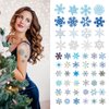 Christmas Snowflake Temporary Tattoos Stickers Winter Snow Flakes Glitter Tattoos Apparel Accessories for Adults Kids Christmas Holiday Party Favors Costume Body Face Decorations Supplies 78 Pcs