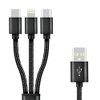 BoxWave Cable Compatible with Family Pocket Handheld Game Console (3 in) - AllCharge miniSync, Retractable, Portable USB Cable for Family Pocket Handheld Game Console (3 in) - Jet Black