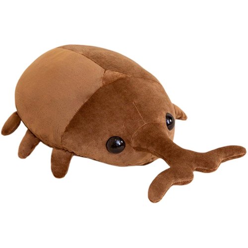 RONOSEN Beetle Plush Toy Plush Pillow Doll Insect Beetle Plush Toy Pillow Stuffed Toy Plush Pillow Children Children Girls Boys Baby (50CM, Brown)