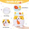 AIXINI Cute Corgi Plush Pillow 8" Dog Stuffed Animal, Soft Kawaii Corgi Plushie with Hat Outfit Costume Gift for Kids