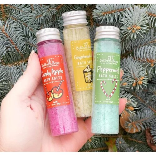 Bella and Bear Candy Land Christmas Bath Salts - Ltd Holiday Edition 6 x 2oz - Vegan
