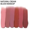 FALOCUTUS 2Pcs Cream Blush Makeup Stick,Monochromatic Multi-Stick Face Blush for Cheek,Lip and Eye,Matte and Dewy Finish for Long Wearing,Easy Application.BLISS