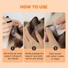 PUAINTA Dog Ear Cleaner, Natural Dog Ear Drops and Infection Treatment, Quantum Silver Dog Ear Cleaning Solution for Itching, Irritation & Wax Build-Up,1oz
