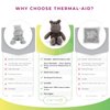 Thermal-Aid Zoo Animals - Happy The Hippo - Heatable Therapeutic Stuffed Animals for Kids - Hot & Cold Therapy - Ice Pack & Heating Pack
