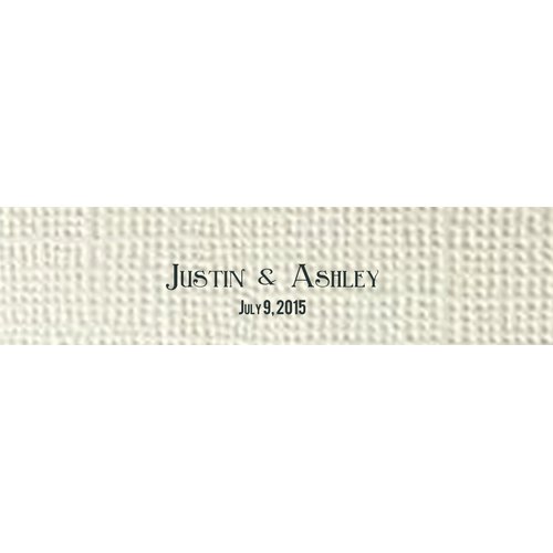 100 Textured White background Wedding Anniversary Engagement Party Water Bottle Labels 8"x2"