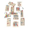 Wooden Peg Board Game Variety Pack - Set of 12 - Variety of Old School and Old Fashioned Games