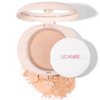 UCANBE 2-in-1 Pressed Face Powder & Foundation Makeup, Matte Oil Control Flawless Setting Powder, Korean Makeup,Waterproof Long Lasting Finishing Powder (Light)