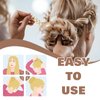 TUUXI 20 pcs Spiral Bobby Hair Pins Gold Hair Screws Hair Twister Hair Accessories for Women Fast Bun Thick Hair Style