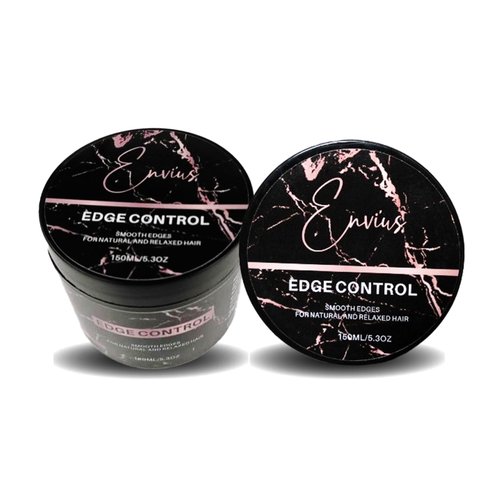 Envius Edgecontrol | Strong Hold Up To 72 Hours | Alcohol Free | Non Greasy | Flake Free Edge Control |Perfect for Sleek, Smooth, Frizz Free Style | Perfect for Natural, Relaxed, Curly, Hair | 5.3 oz