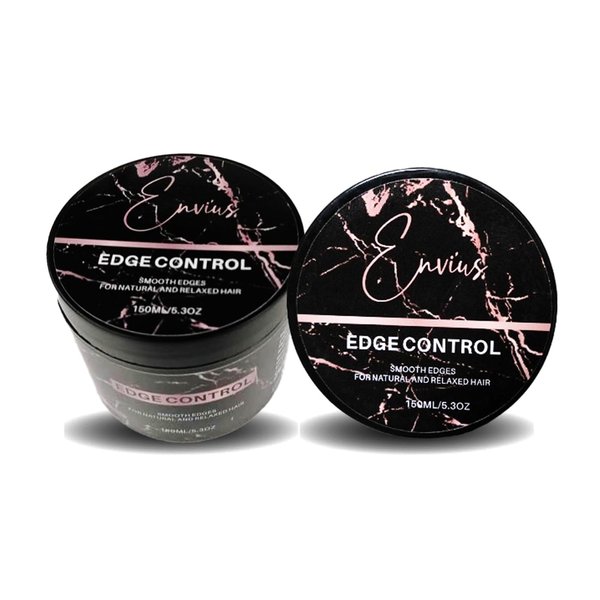 Envius Edgecontrol | Strong Hold Up To 72 Hours | Alcohol Free | Non Greasy | Flake Free Edge Control |Perfect for Sleek, Smooth, Frizz Free Style | Perfect for Natural, Relaxed, Curly, Hair | 5.3 oz