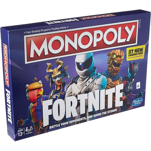 MONOPOLY E6603102 Fortnite Edition Board Game, Multi-Color, minimum age 156 months