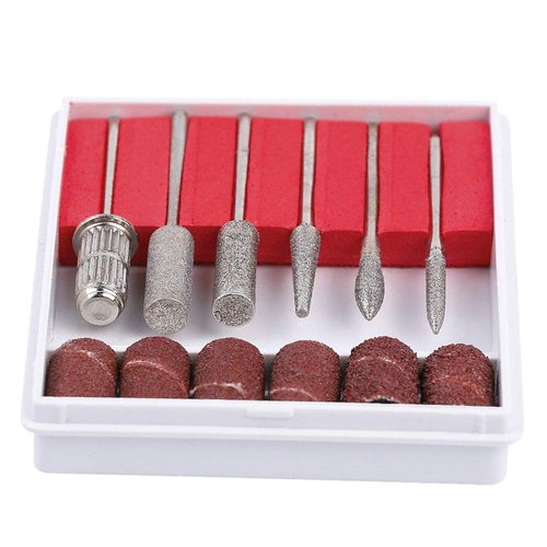 SIGNI 6Pc Nail Drill bits Set,Professional Nail bit Nail Art Tools for Acrylic Art (Standard, 1)