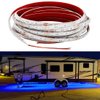 Dobertry Rv Underglow Led Light Kit, Underbody Accent Lighting for Camper Motorhome Travel Trailer Concession Stands Food Trucks, Rv Led Light Strip, Rv Awning Lighs, 5m(16.4ft), Dc 12v, Blue