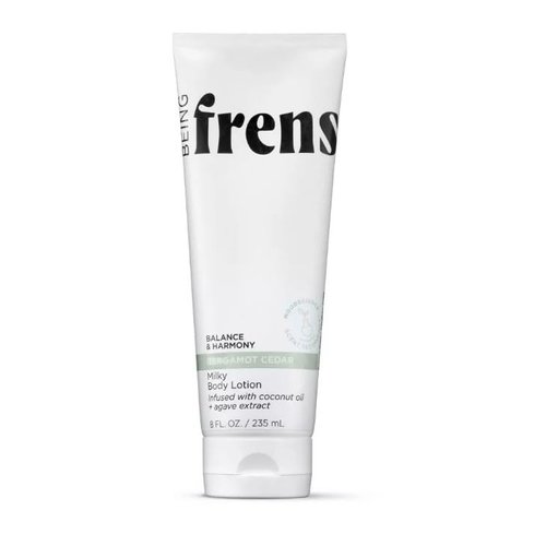 Being Frenshe Milky Hydrating Lotion for Dry Skin with Coconut Oil - Bergamot Cedar - 8 fl oz