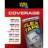 Flex Tape, 4 in x 5 ft, Black, Original Thick Flexible Rubberized Waterproof Tape - Seal and Patch Leaks, Works Underwater, Indoor Outdoor Projects - Home RV Roof Plumbing and Pool Repairs