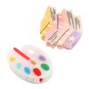 Acetate Book Hair Claw Clip, Palette Hair Claw Clip, Back to School Book Hair Claw Clip for Women