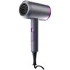 Hair Dryer, 1800 Watts Professional Ionic Hair Dryer with Diffuser and Nozzles, Powerful Blow Dryer for Fast Drying,Compact & Lightweight Travel Portable Hair Dryer for Women (Gray)