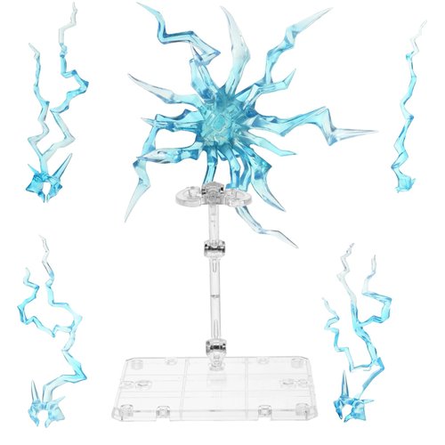 Baluue Action Figure Stand, Plastic Bracket Figurine Special Effects, Holder Figure Accessories Display Holder, DIY Base Model Display Assembly Toy Figures Rack