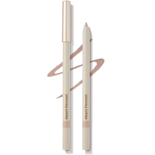 Heart Percent Dote On Mood Gel Eyeliner Pencil, Long-Lasting Waterproof Smudge Proof Smooth Retractable Eye Liner Pencil with Built-In Sharpener (07. Skin Gray)