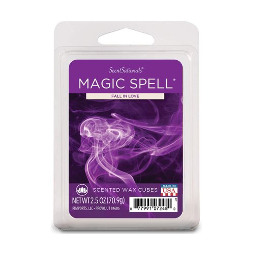 Scentsationals Scented Wax Cubes - Magic Spell - Fragrance Wax Melts Pack, Electric Home Warmer Tart, Wickless Candle Bar Air Freshener, Spa Aroma Decor Gift - 2.5 oz