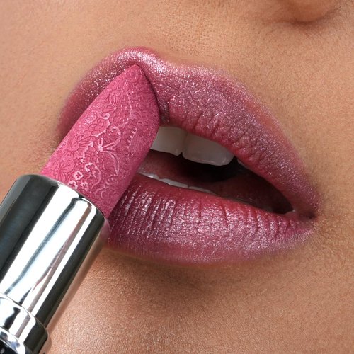 Anglicolor Glitter Lipstick High Impact Lipcolor,Pink Lipstick Moisturizing Creamy Formula,Metallic Lipstick For Women For Vegan & Cruelty-Free,Full-Coverage Lip Color
