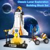 Space Exploration Shuttle Toys for Boys, STEM Aerospace Building Kit Toy with Rocket, Space Shuttle, Moon Buggy and Satellite, Best Gifts for 6, 7, 8, 9, 10+ Year Old Boys (415 PCS)