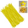 pson 100PCS 11.8 Inch Yellow Pipe Cleaners Chenille Stems, Art and Craft Thick Fuzzy Wire