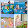 Baby Bath Toys for Kids Ages 1-3 5 PCS Mold Free Toddler Bath Toys for 2-4 Bathtub Water Toys Baby Gifts (Color Random)