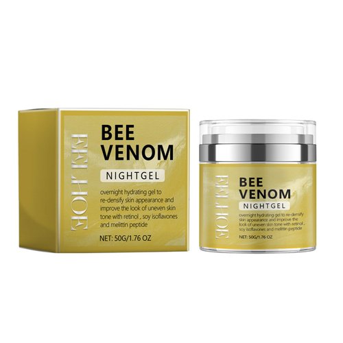 Anti-Aging Bee Venom Facial Gel Moisturizer,Anti-Wrinkle Cream,Firming Face Cream,Facial Moisturizer with Collagen and Hyaluronic Acid,Anti-Wrinkle Reduce Fine Lines