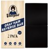 2 Pcs Gray Hair Reverse Bar to Restore Hair Color, Shampoo and Conditioner 2 in 1 Soap for Stronger & Smoother Hair, Men & Women Black Soap Reduces and Cover Grey Hair, For Hair Thickening and Darking