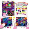 Drama Planet Dot Sticker Art Kit for Kids, Create Stunning Galaxy Patterns with Dot Stickers, Includes Inspiration Guide, Craft Kits, Art Activities for Kids, Gifts for Boys and Girls