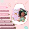 TUSALMO 10 INCH Black Baby Doll Toy with Accessories - African American Baby Dolls in Gift Box - Ideal Holiday, Christmas, Birthday Gift for 3 Year Old Girls - Soft Body Black Dolls for Toddlers