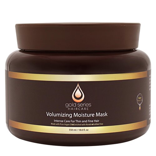 Gold Series Deep Conditioning Hair Mask - Moisturizing Treatment with Argan Oil for Dry, Damaged Hair, Volumizing Conditioner for Natural Fullness (18.6 Oz)