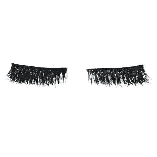 3D Professional Reusable Dual Magnetic False Eyelashes 1 Pair (4 pieces) Natural Black