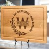 Personalized Wedding Anniversary Registry Gifts, Custom Engraved Cutting Board for Couples, Women, Men, Newly Wedding Gifts Serving Board, Christmas, Housewarming, Bridal Shower and Engagement Gift