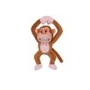 MIGHTY- Angry Animal Monkey - Squeaker-Multiple Layers. Made Durable, Strong & Tough. Interactive Play Dog Toy (Tug, Toss & Fetch). Machine Washable & It Floats. (Junior)