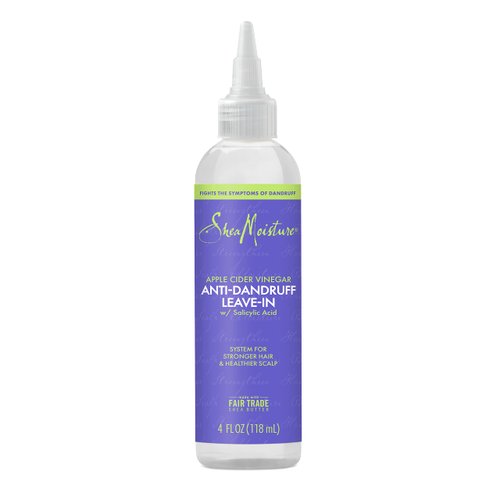 SheaMoisture Hair Care System Anti-Dandruff Leave-In For Stronger Hair & Healthier Scalp Formulated With Apple Cider Vinegar Fair Trade Shea Butter 4oz