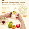 hahaland Montessori Toys for 1 Year Old Girl Gifts-Busy Activity Cube Travel Toys for 12-18 Months Baby Sensory Ball Development Educational Toys for 3 6 12 18 Months Toys