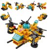 Vilbocr 6 in 1Technic Firefighter Aircraft Building Toy Building Blocks Toys for 4+ Years Boys Kids Gift Idea Urban Building Toys 136Pcs-Compatible with Other Building Block Toys